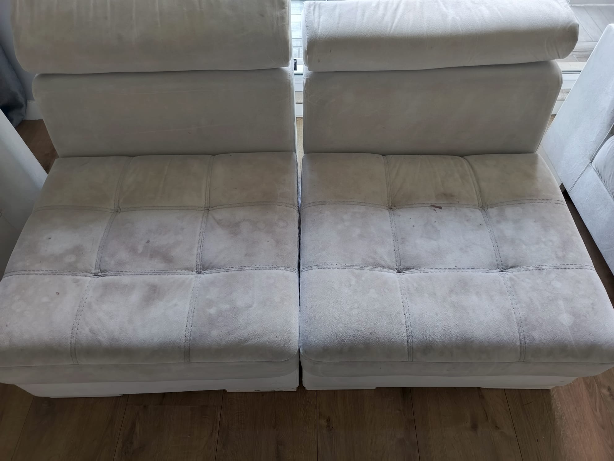 Koltuk yıkama öncesi kirli koltuk görünümü - Temizlik öncesi durum